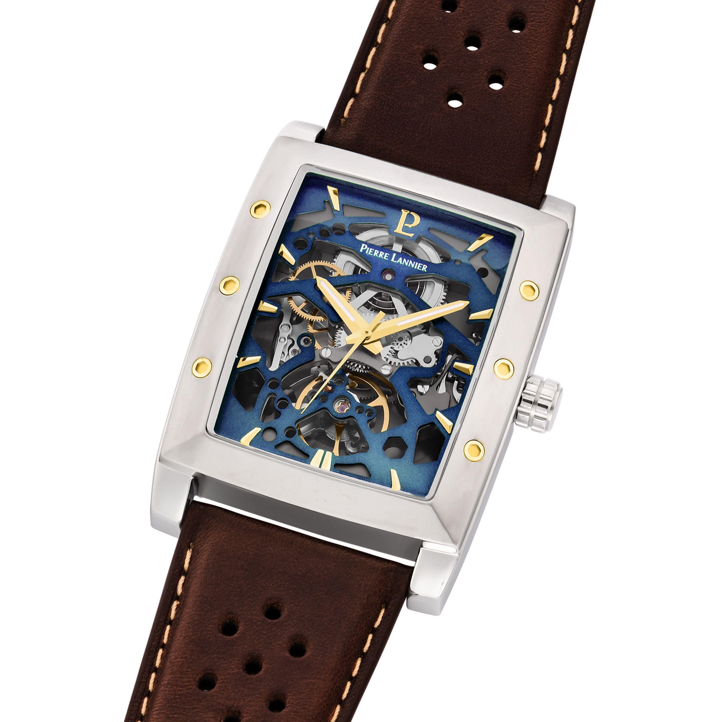 Pierre Lannier Hector orologio automatico acciaio 5 ATM
