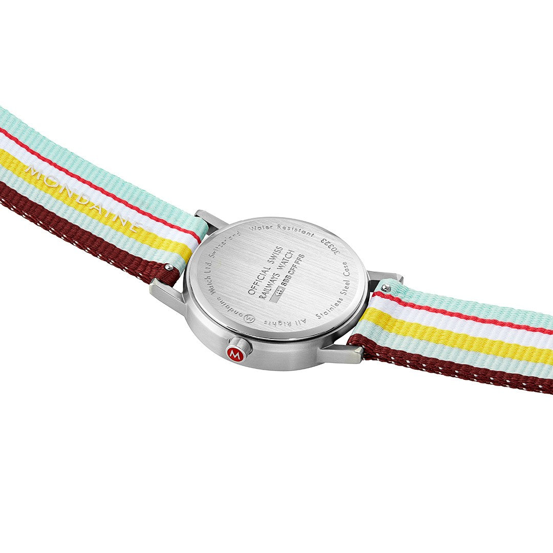 Mondaine Cinturino Tessuto Multicolore 16 mm