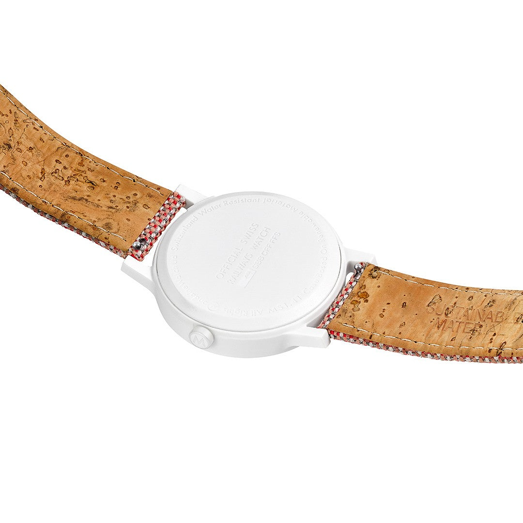 Mondaine Essence cinturino tessuto sughero 20 mm