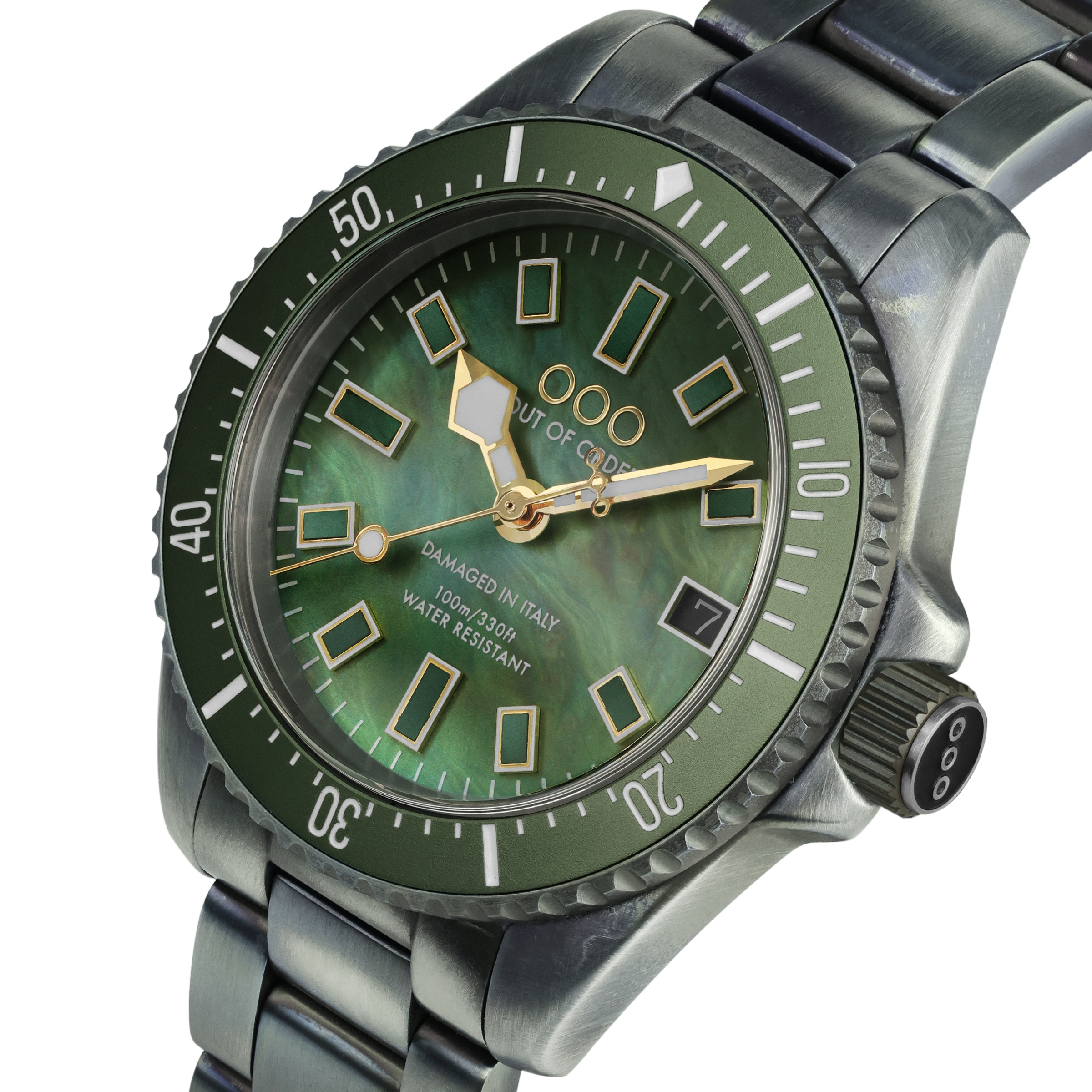 Out Of Order Casanova MOP Green orologio quarzo 38mm madreperla