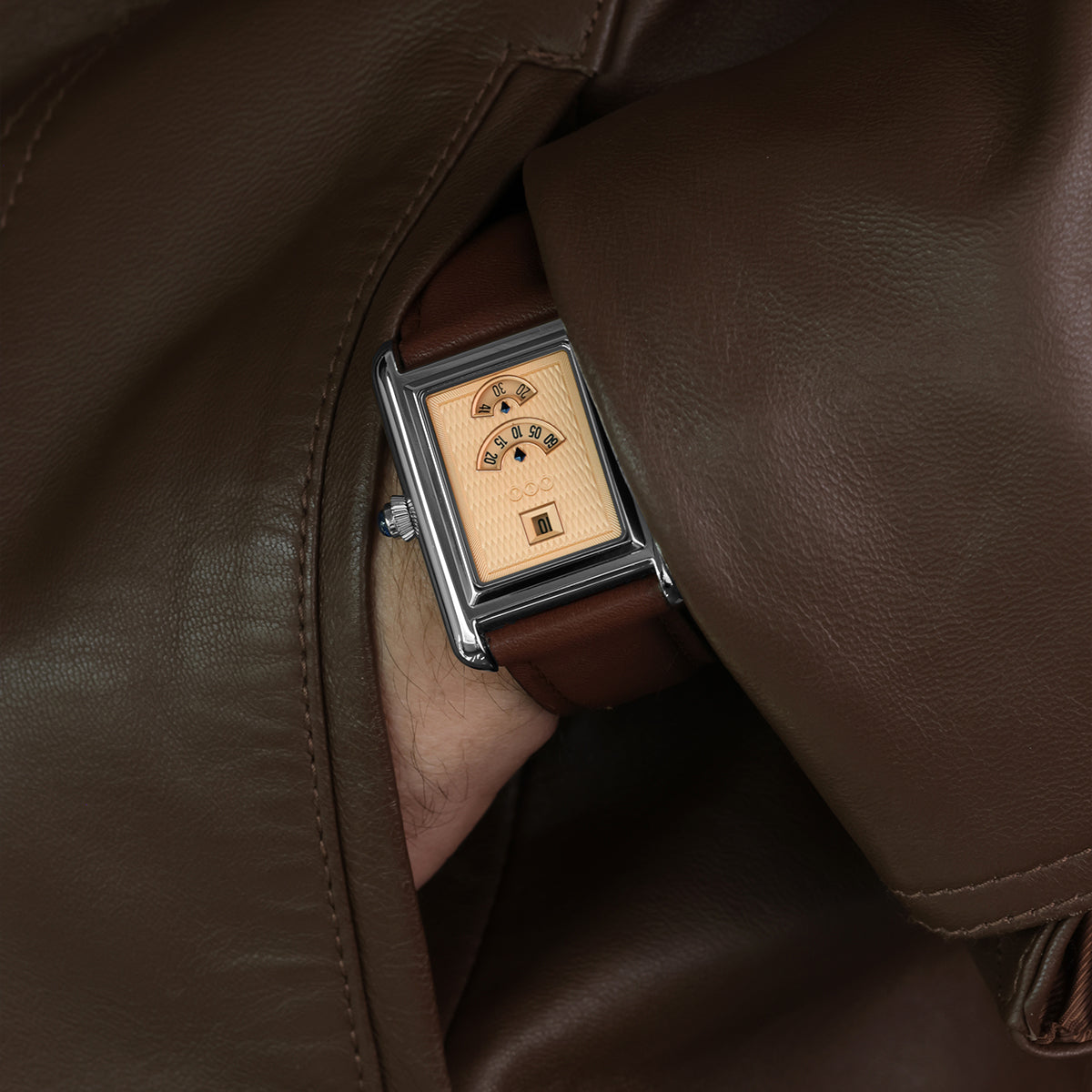 Out Of Order Venti Forma orologio automatico rosa 41 mm