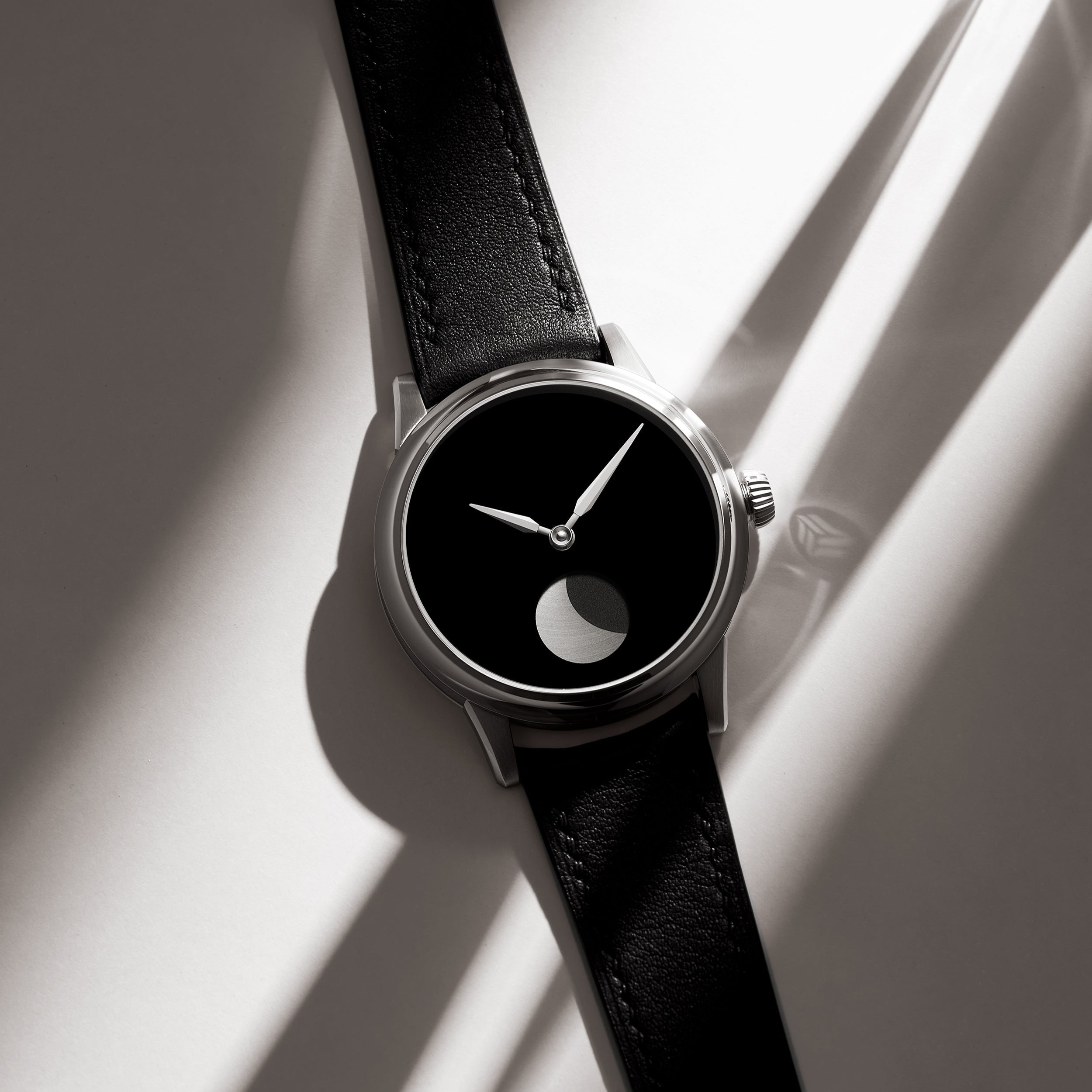 Selten M1 Moonphase Musou Black orologio nero