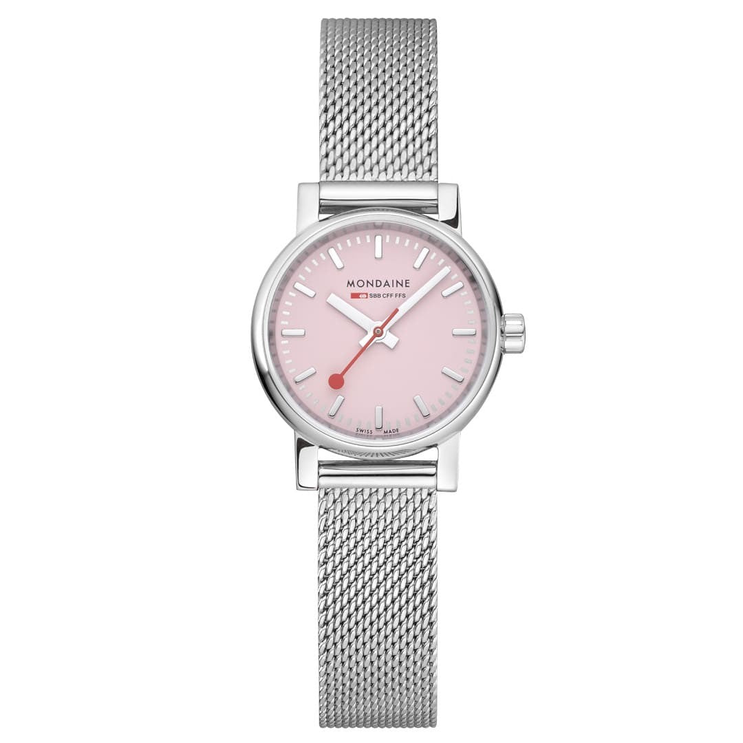 Mondaine evo2 Petite Orologio Rosa 26 mm Milano
