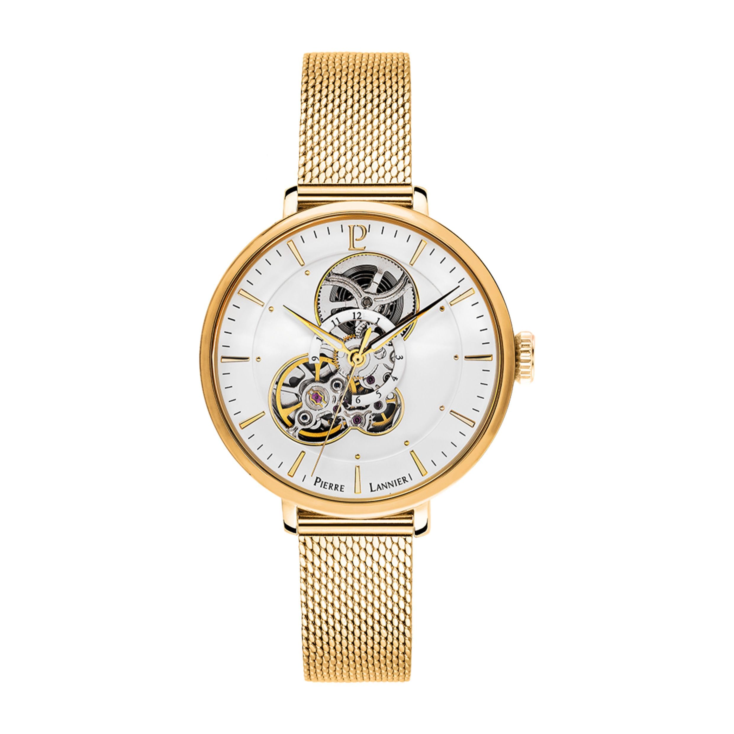 Pierre Lannier Melodie orologio automatico blu 37 mm