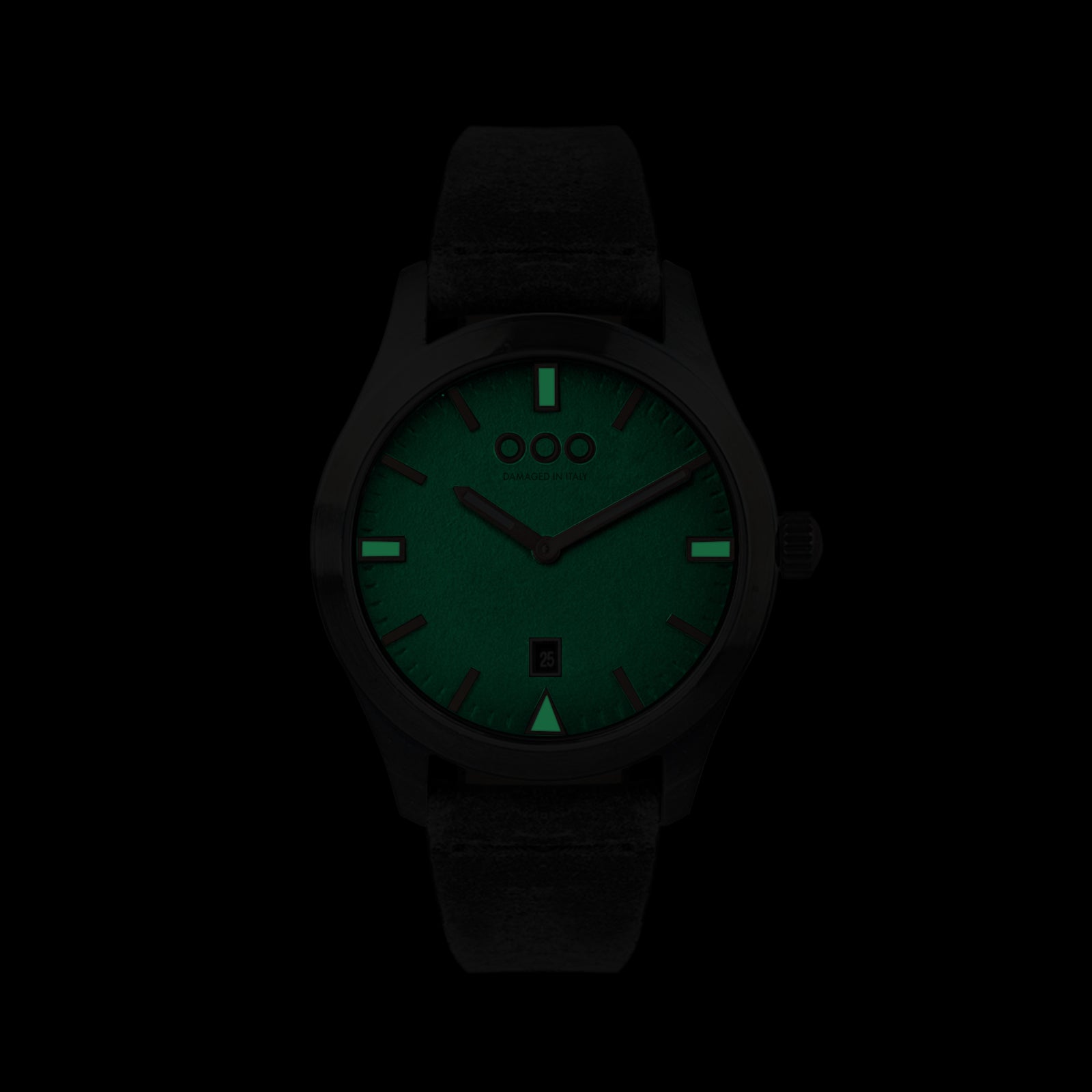 Out Of Order 143 Black orologio quarzo 40 mm pelle nero