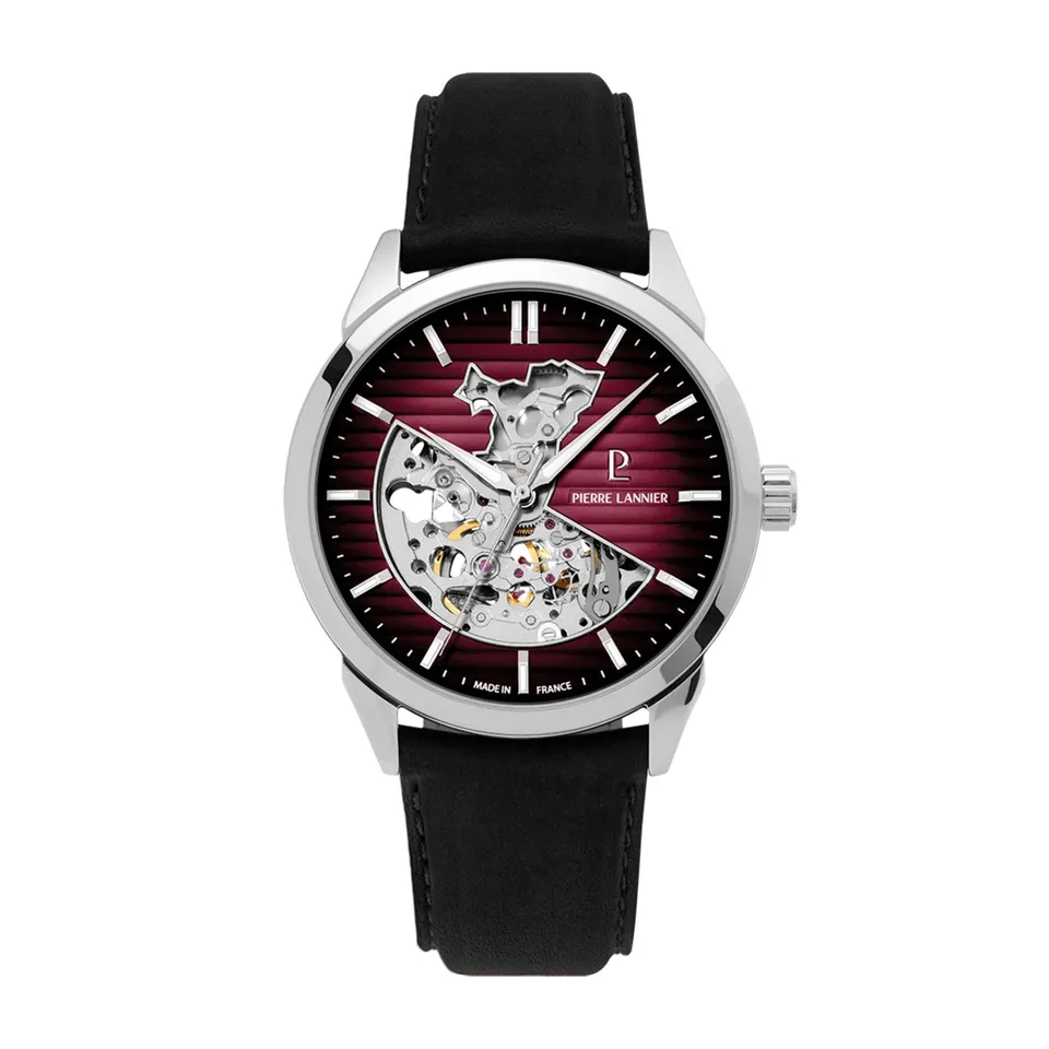 Pierre Lannier Monarck Automatico Orologio 43 mm Acciaio