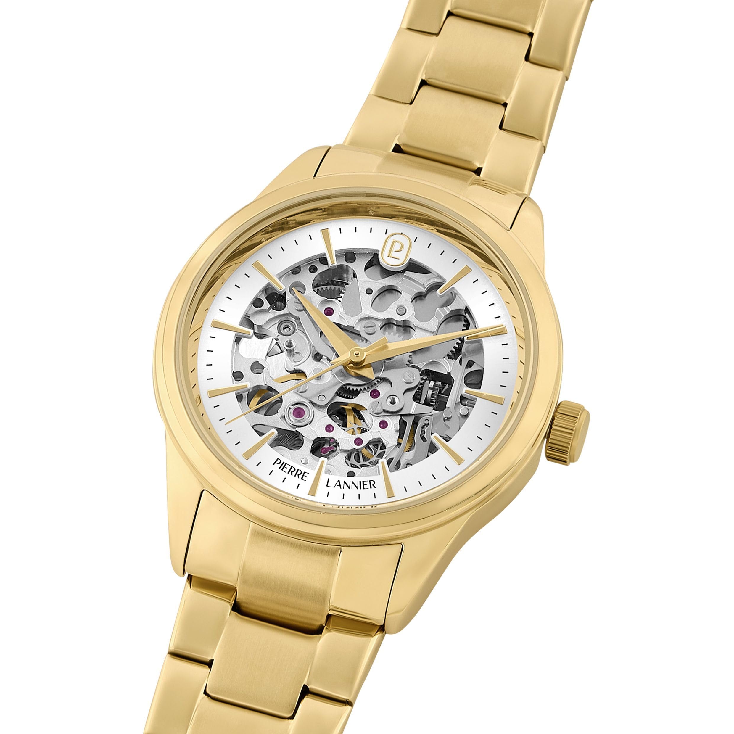 Pierre Lannier Thea orologio automatico 35,5 mm acciaio