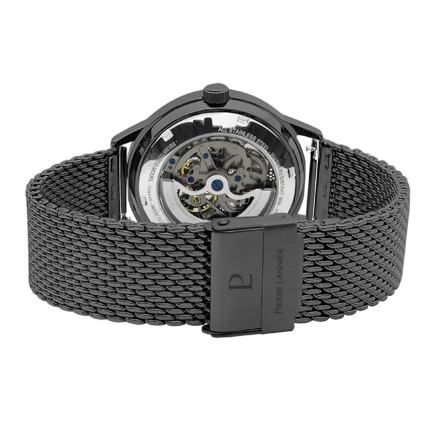 Pierre Lannier Paddock Orologio Automatico Nero 43 mm Scheletrato
