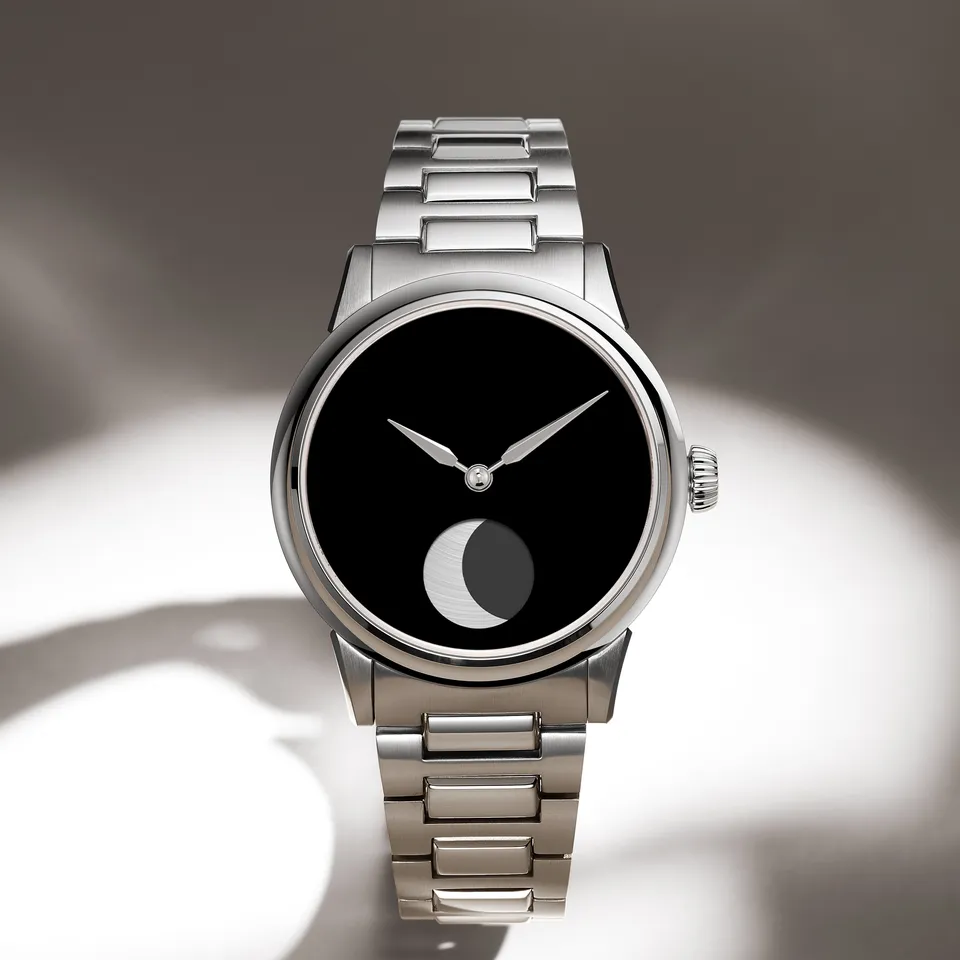 Selten M1 Moonphase Musou Black orologio nero
