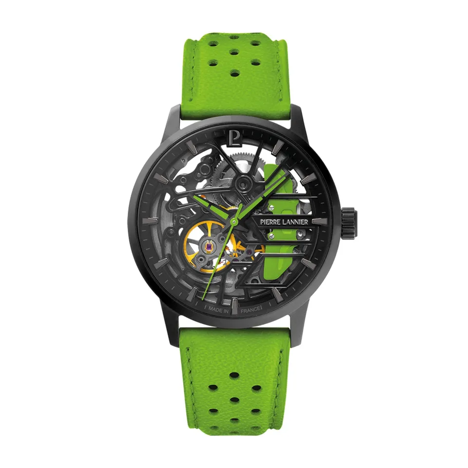 Pierre Lannier Paddock orologio automatico 39 mm acciaio