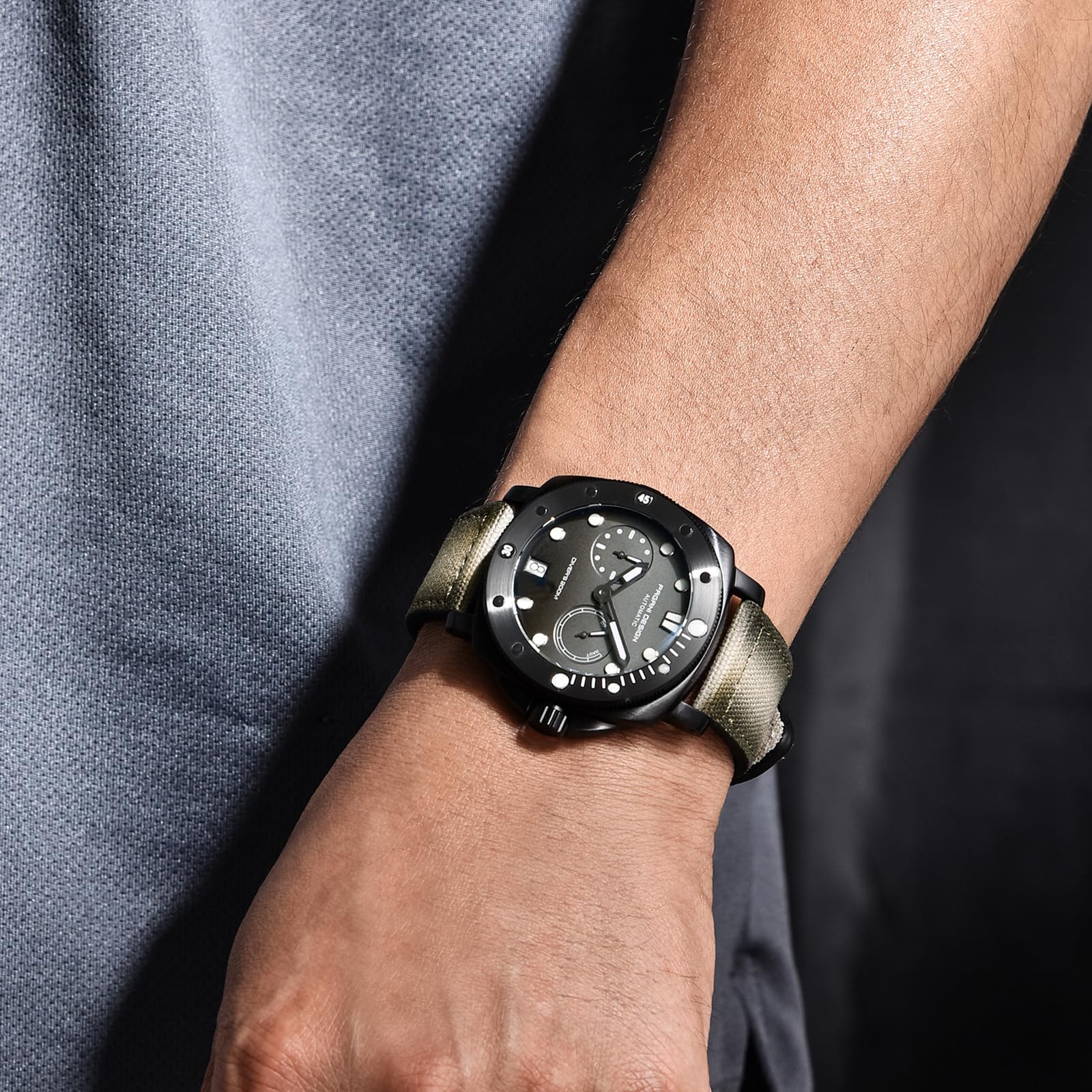 Pagani Design Militare automatico orologio nylon 200M