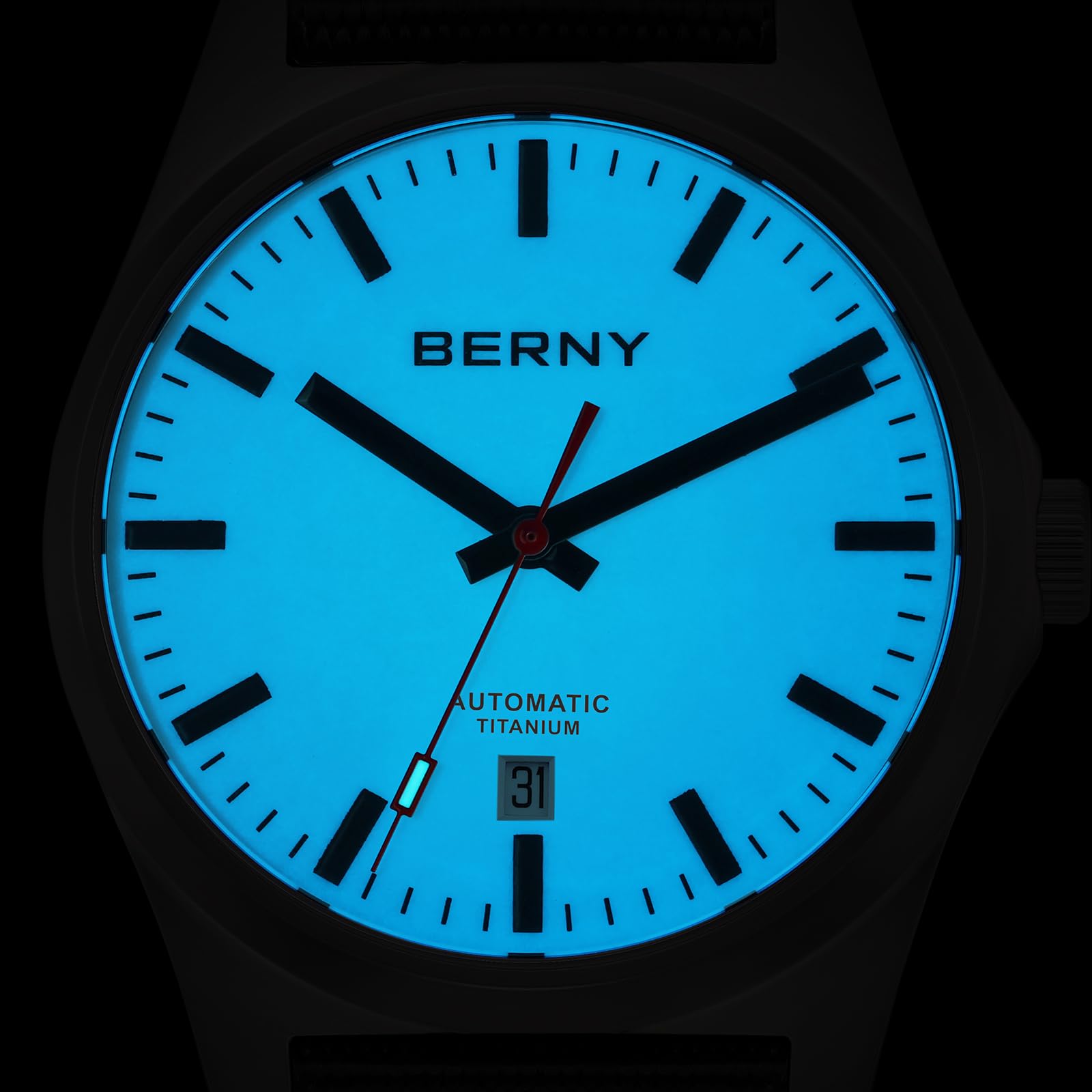 Berny Titanium Collection orologio automatico titanio zaffiro 10ATM