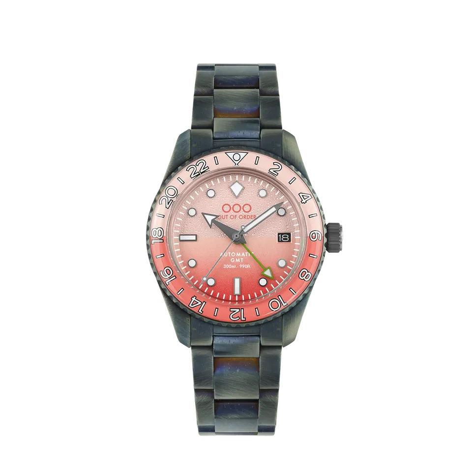 Out Of Order Shaker Paloma orologio GMT pesca 40mm