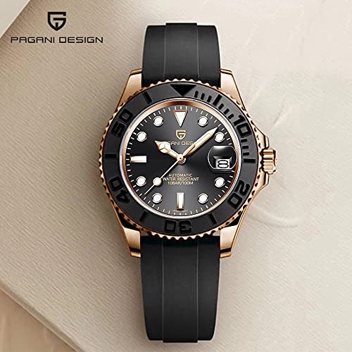 Suzaku Automatico Orologio Uomo Acciaio Zaffiro 100 m