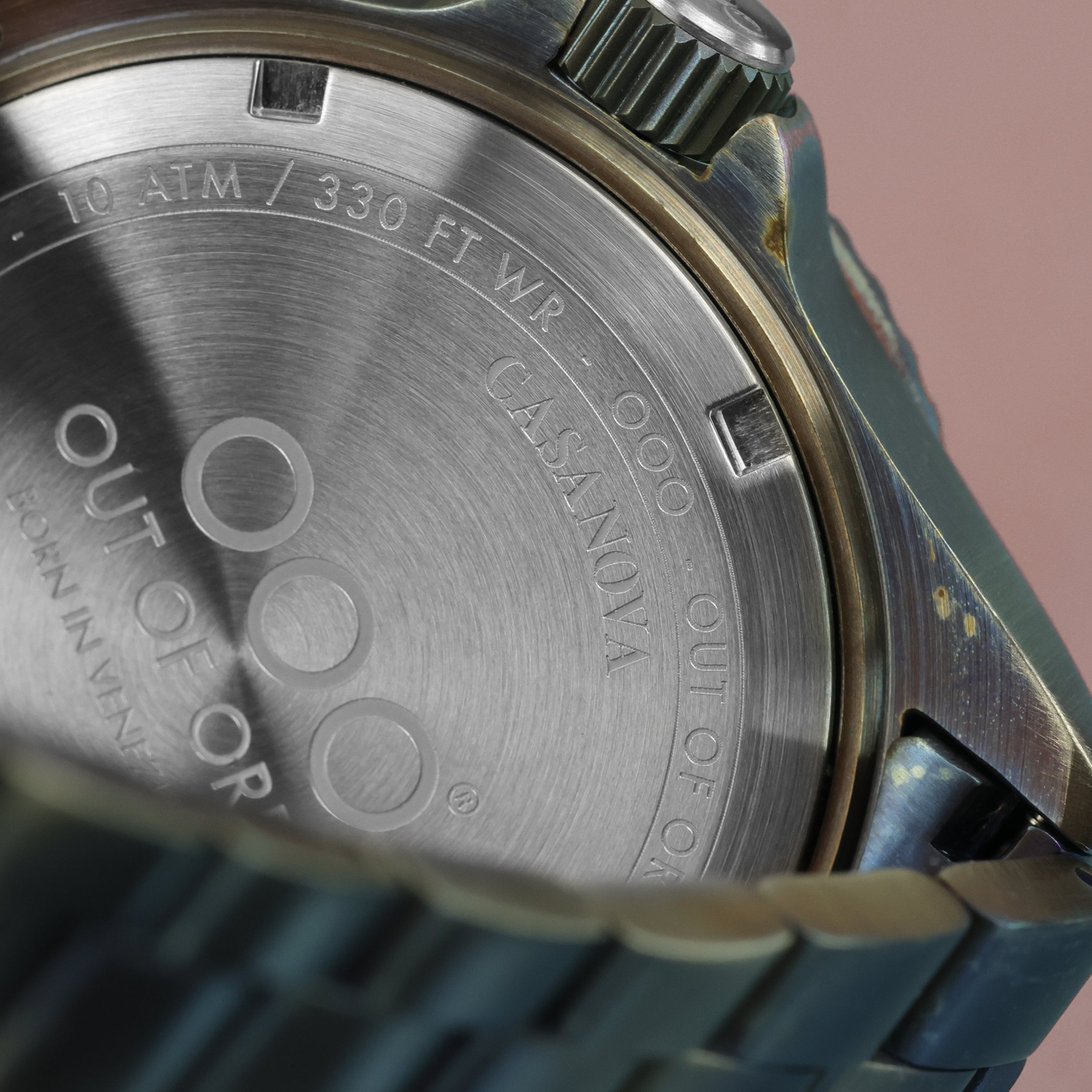 Out Of Order Casanova Cipria orologio quarzo 44 mm acciaio