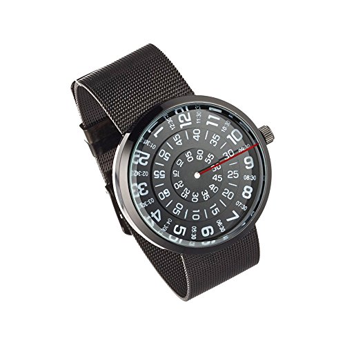 Mykonos Design Visus Black orologio quarzo nero acciaio