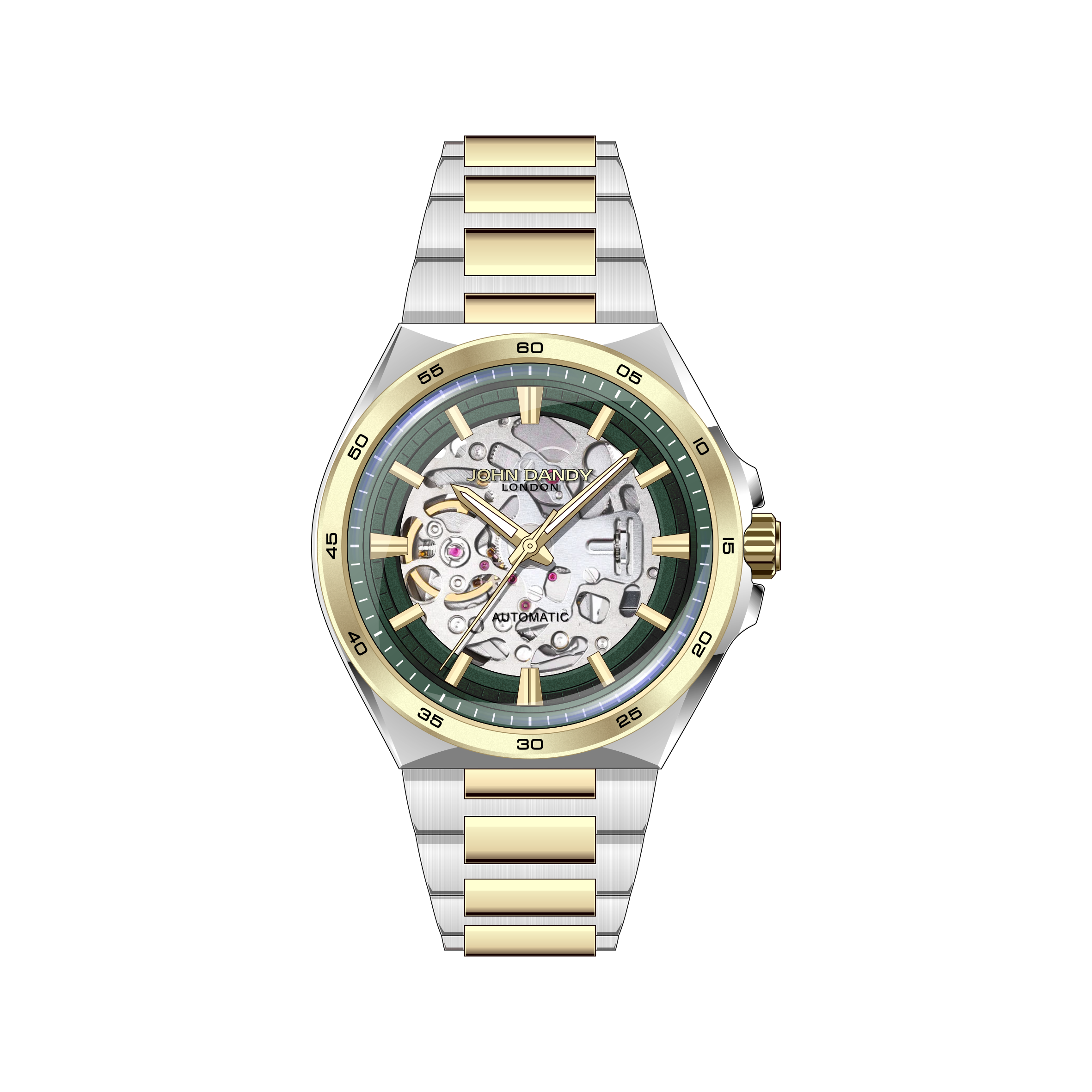 John Dandy JD5309 orologio quarzo uomo nero