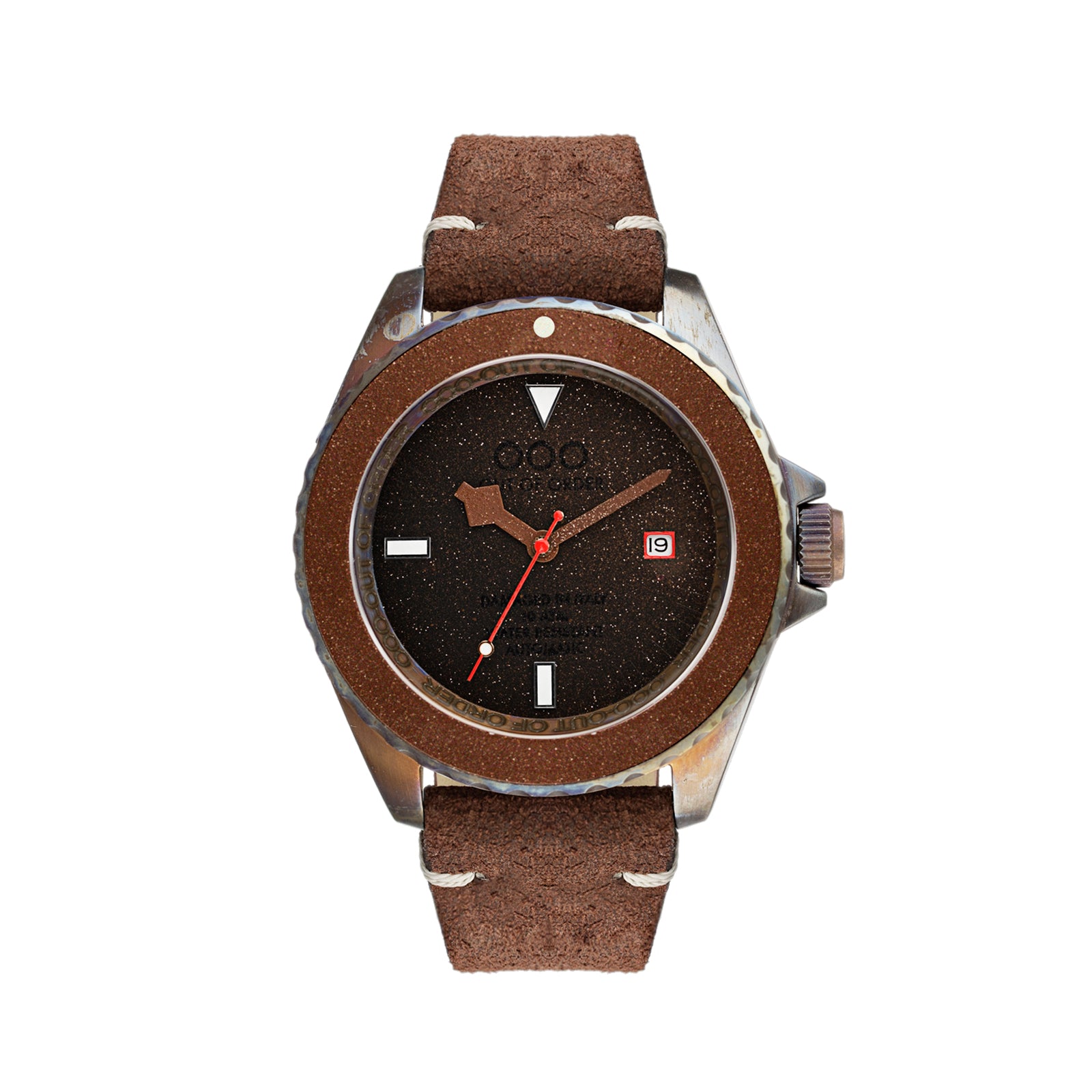Out Of Order ModeratOOOr 2.0 orologio automatico marrone 44 mm