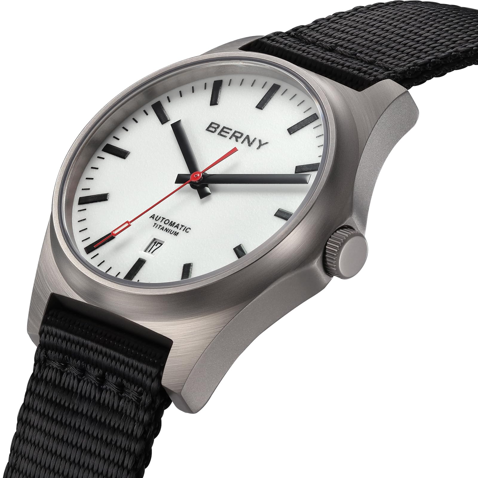 Berny Titanium Collection orologio automatico titanio zaffiro 10ATM