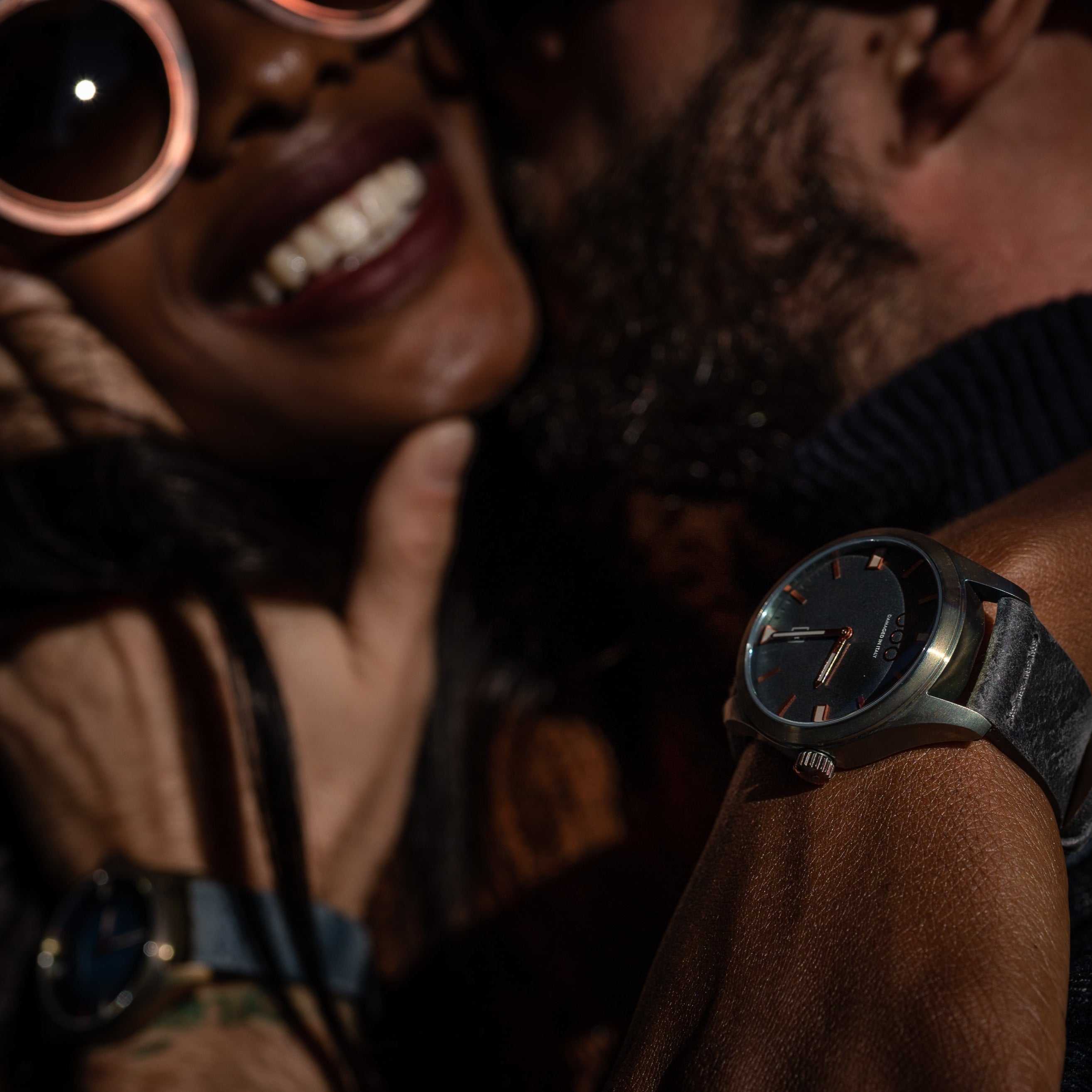 Out Of Order 143 Black orologio quarzo 40 mm pelle nero