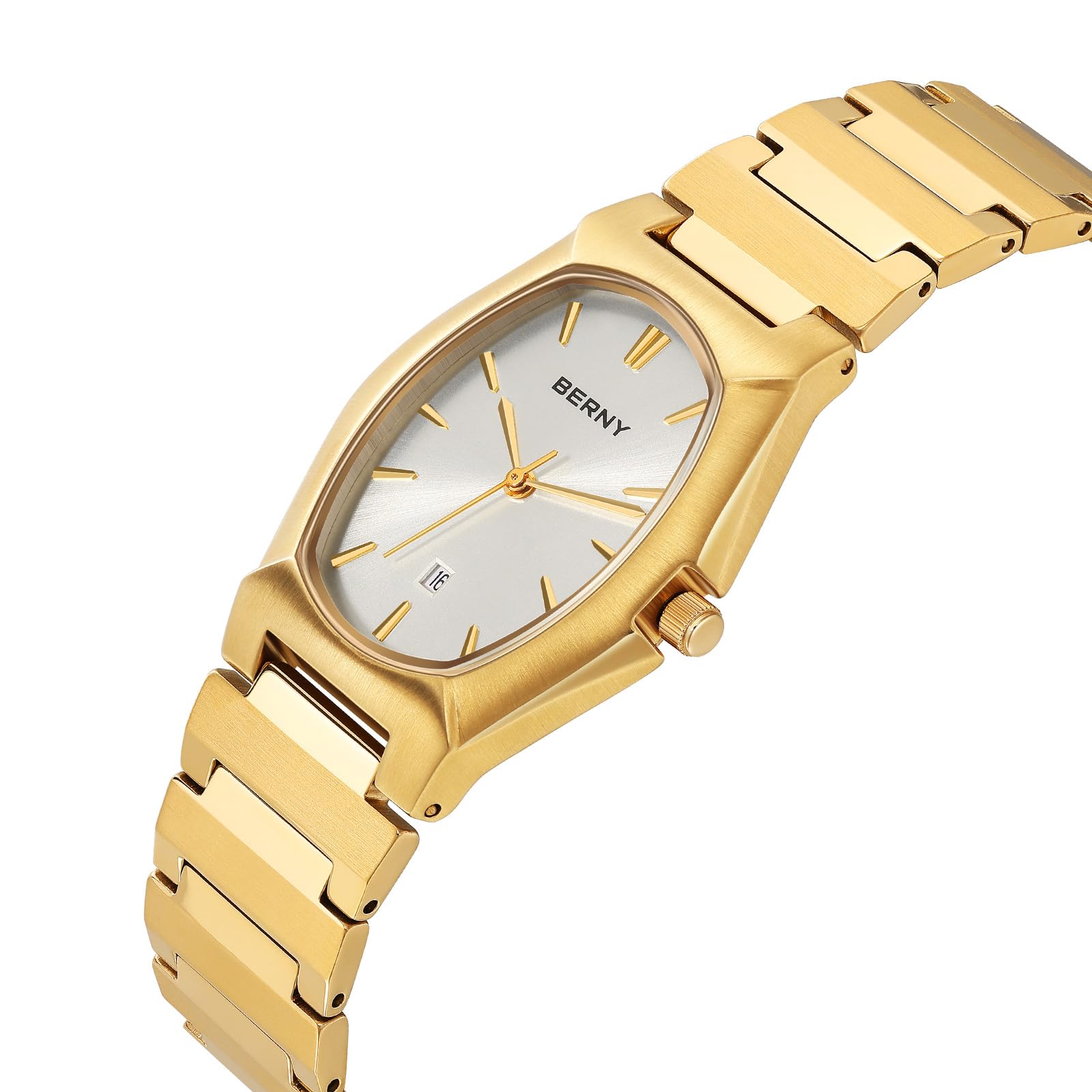 Berny Gold orologio quarzo oro bianco classico