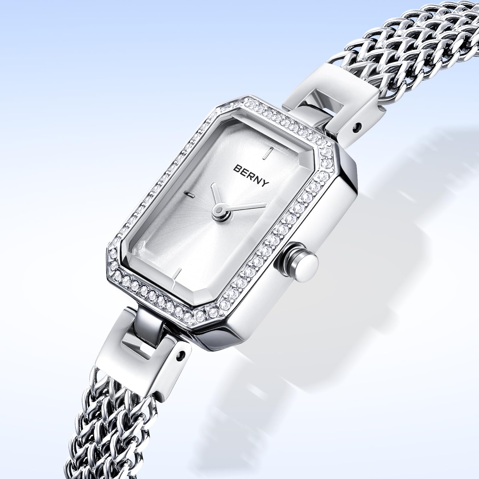 Berny Petite Orologio Donna Bianco con Bracciale Set