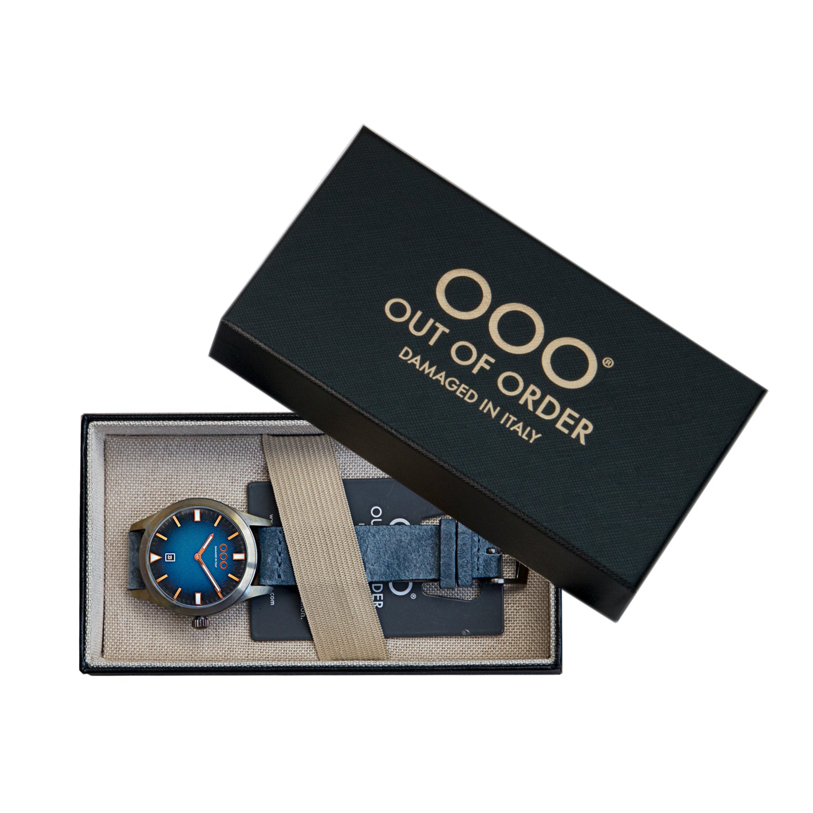 Out Of Order 143 Blue orologio quarzo blu 40 mm