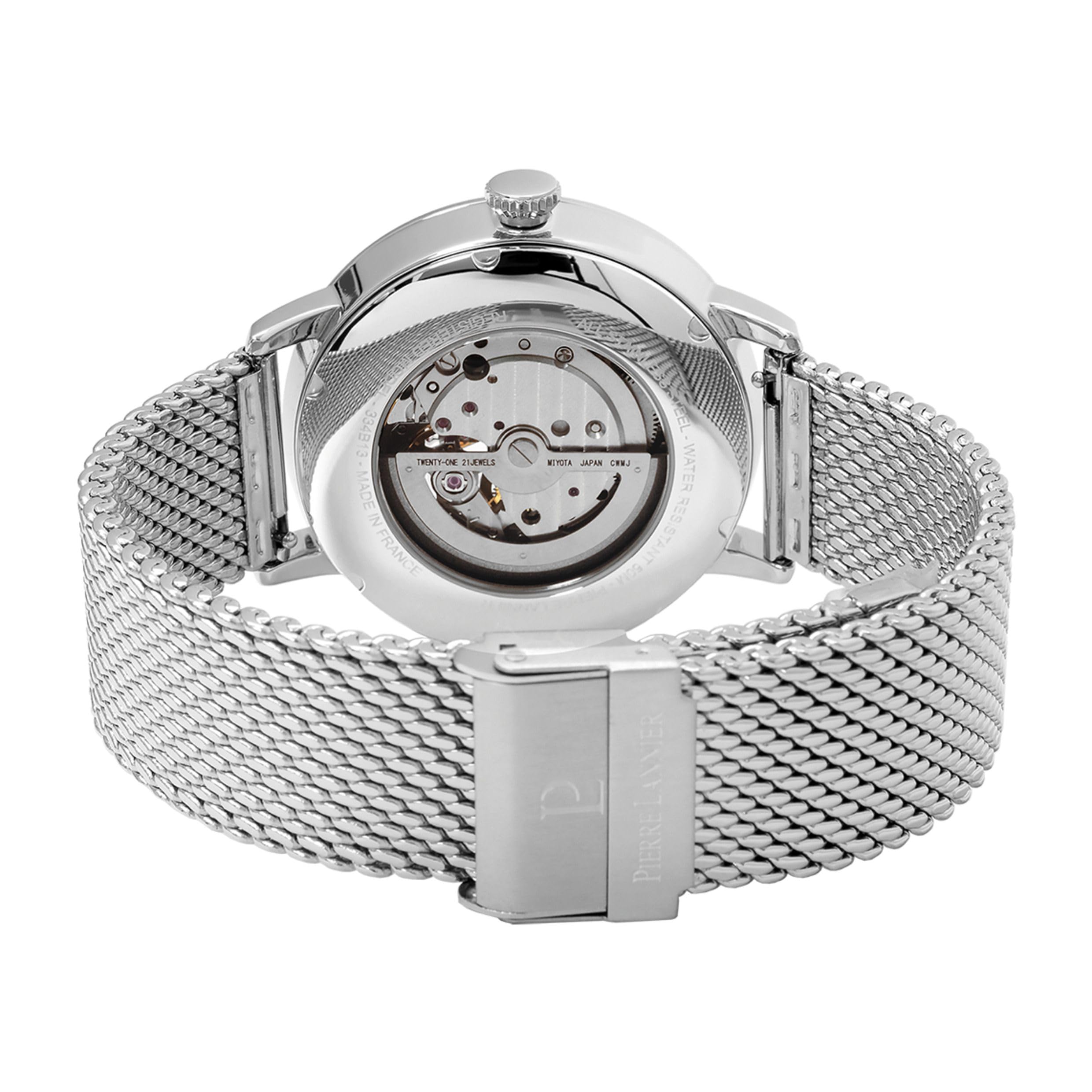 Pierre Lannier Trio Orologio Automatico Nero 42 mm