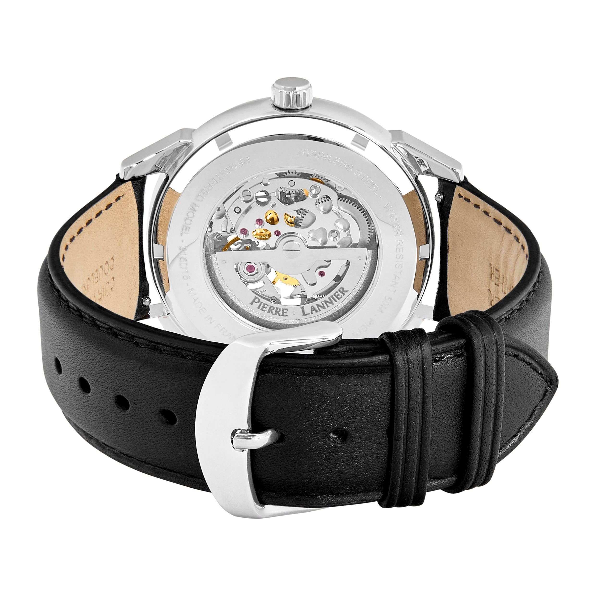 Pierre Lannier Monarck Automatico Orologio 43 mm Acciaio