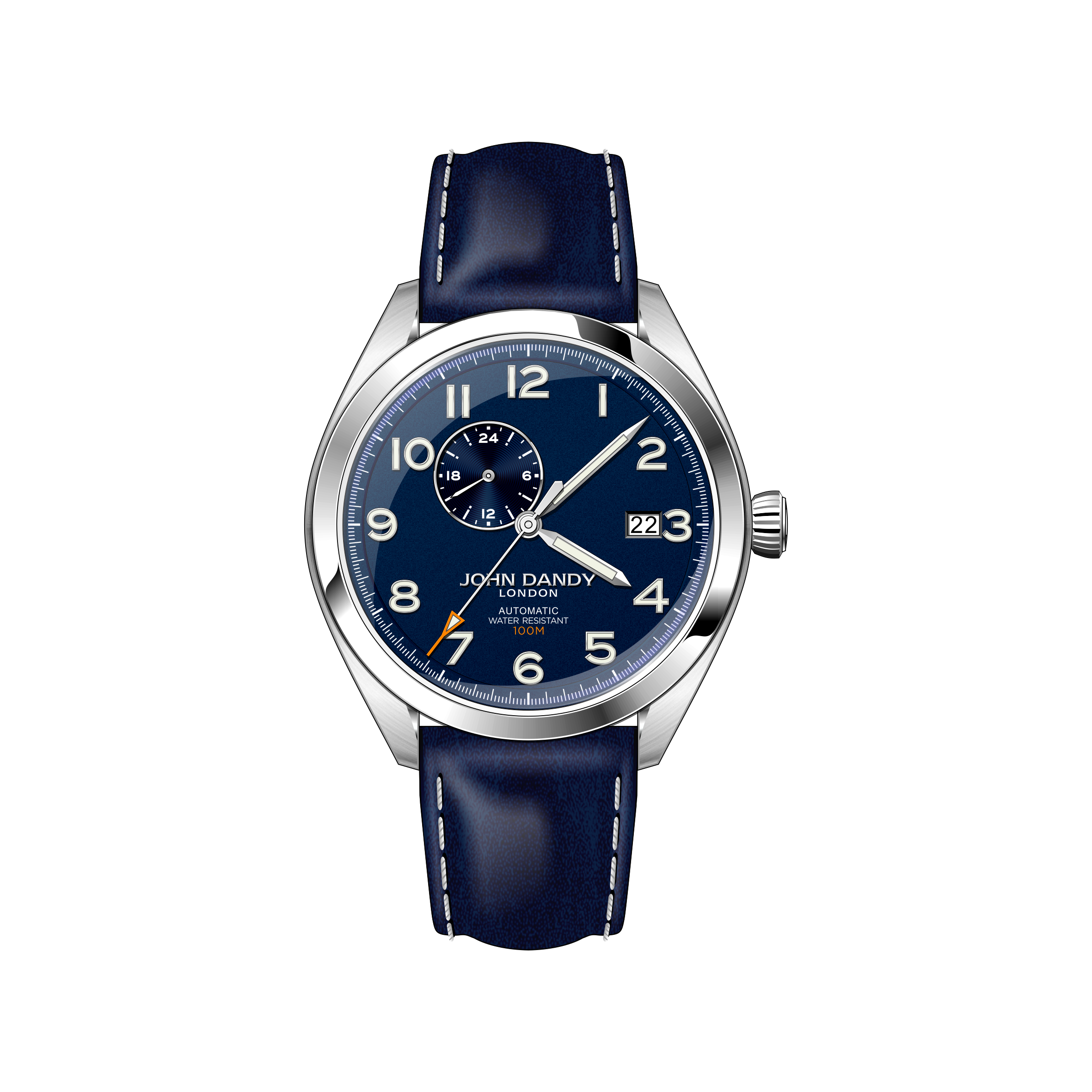 John Dandy JD5310 orologio quarzo acciaio blu