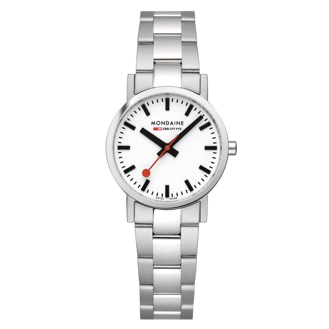 Mondaine Classic Orologio Acciaio 30 mm Bracciale