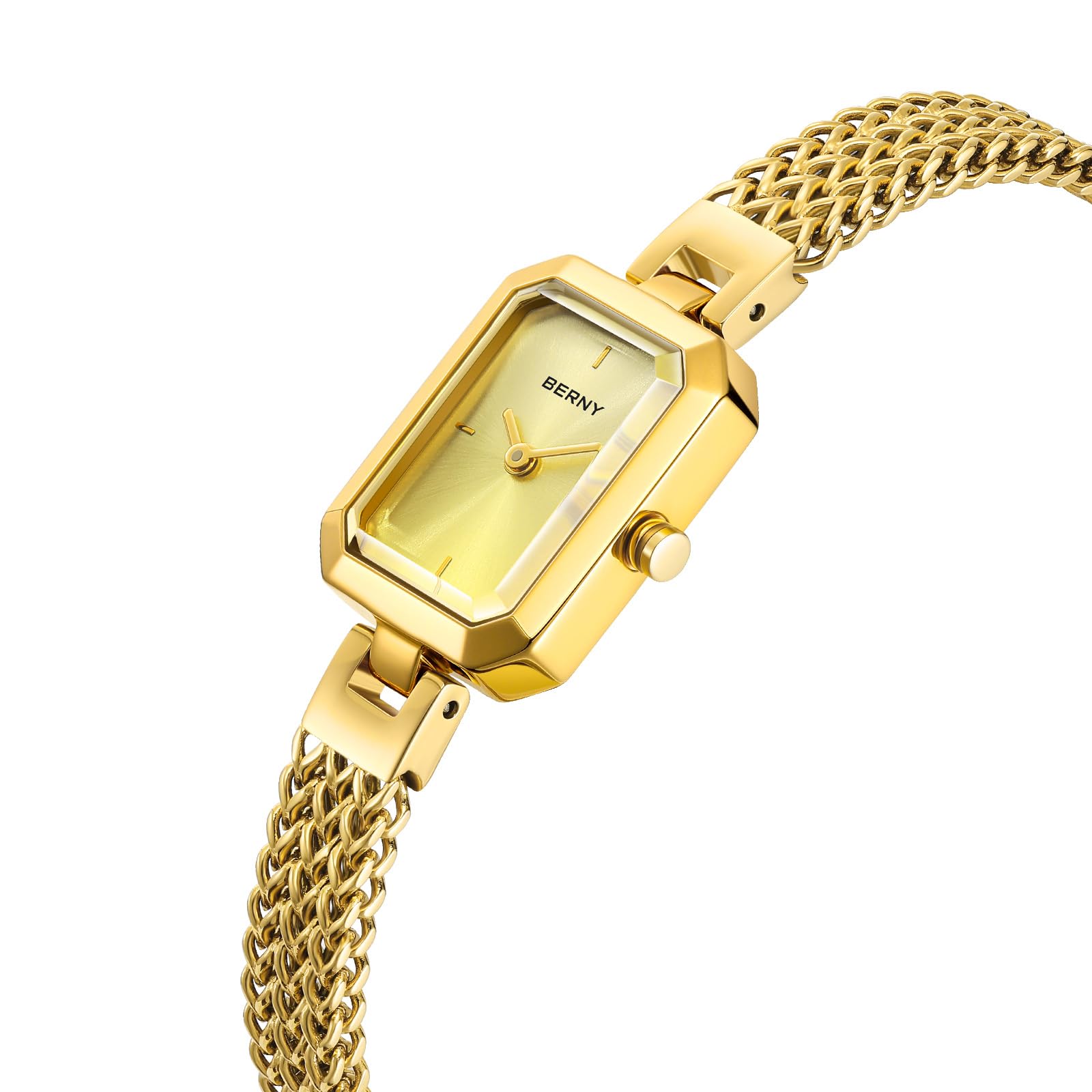 Berny Easy Resize Orologio Donna Oro Acciaio Quadro