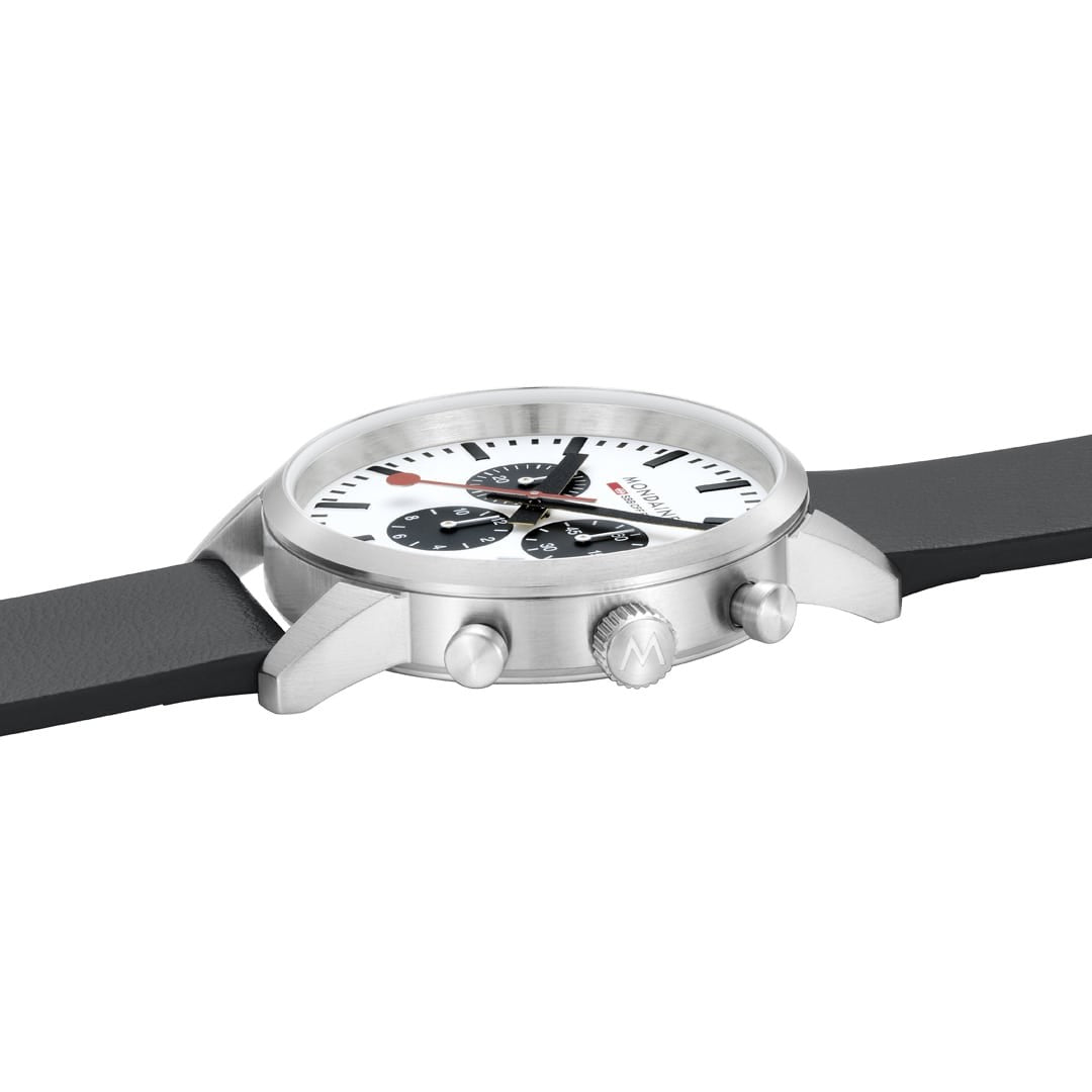 Mondaine Neo orologio cronografo panda 41 mm