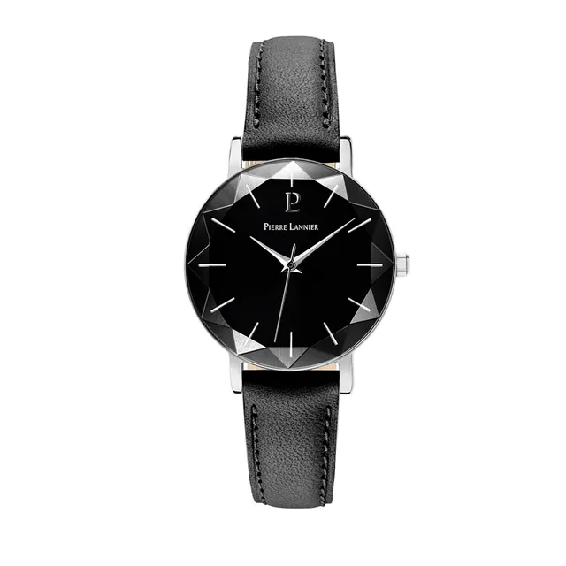 Pierre Lannier Multiples 009M633 Orologio Donna Nero Pelle