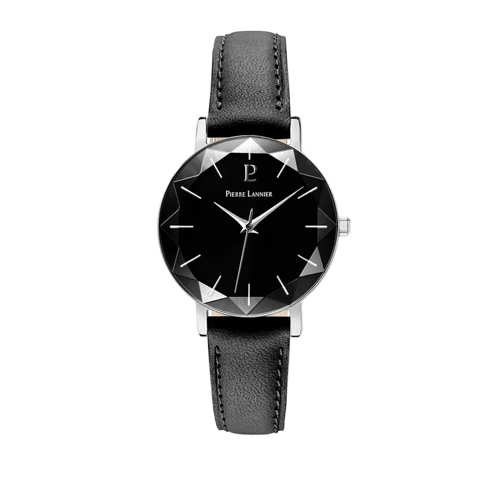 Pierre Lannier Multiples 009M633 Orologio Donna Nero Pelle