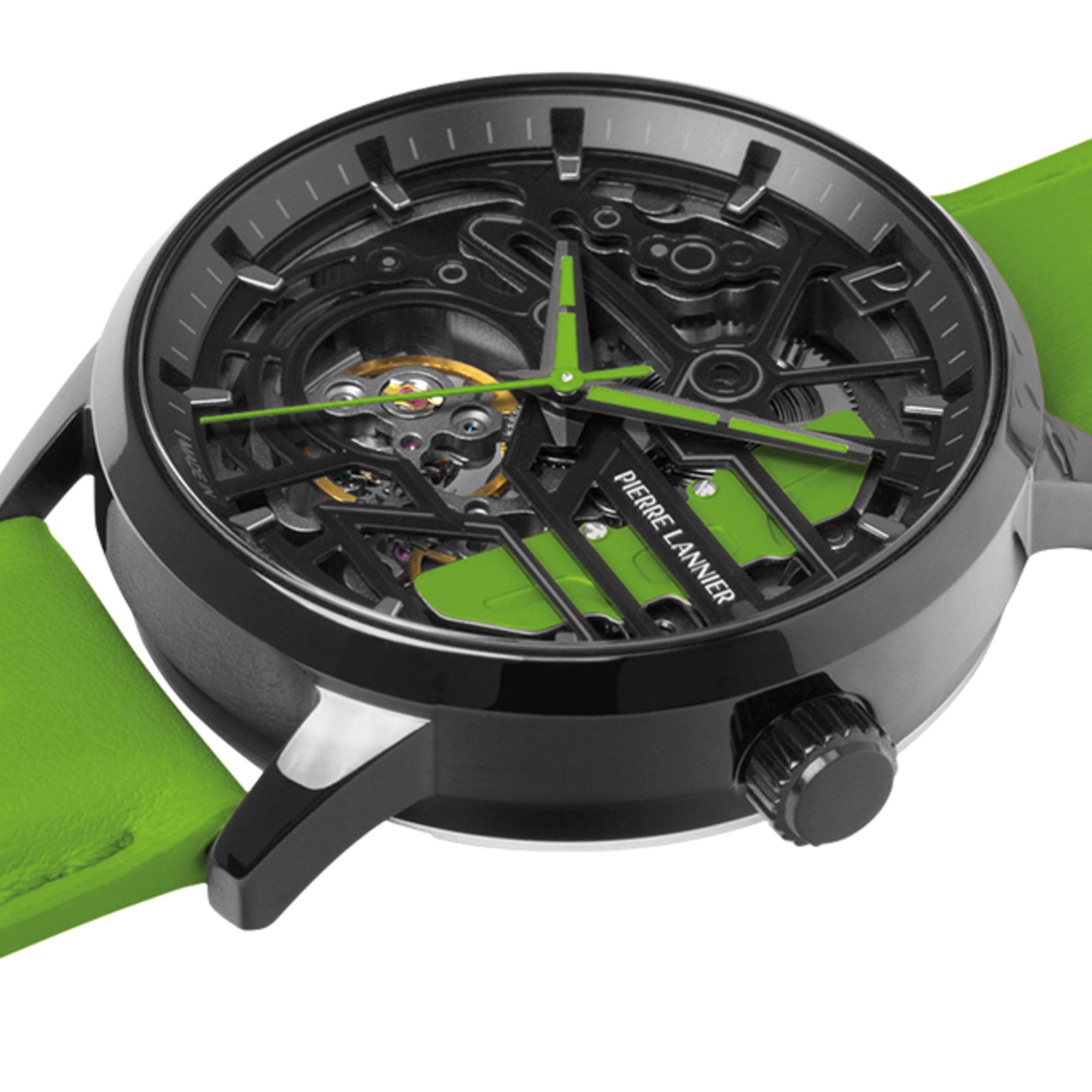 Pierre Lannier Paddock orologio automatico 39 mm acciaio