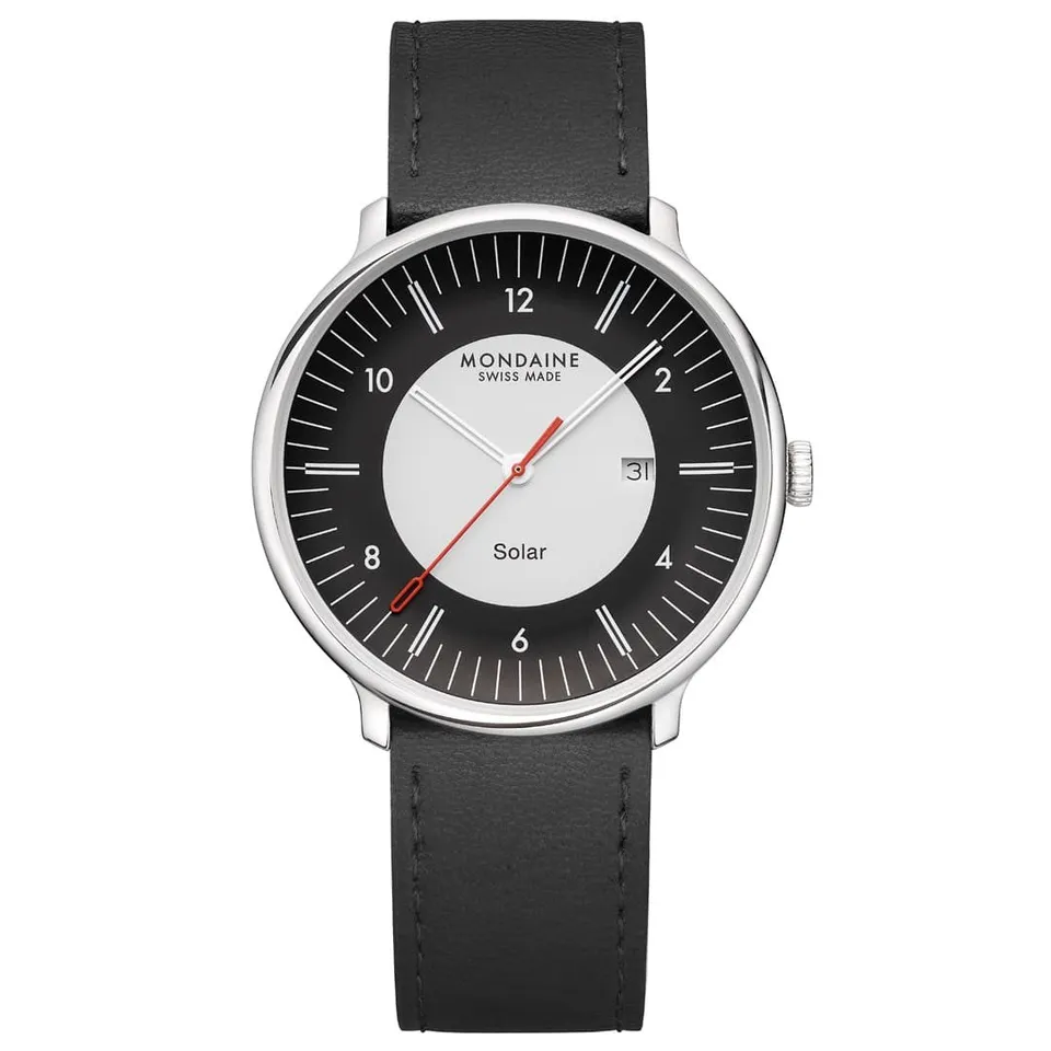 Mondaine Doppio Solar Nero 41mm orologio solare