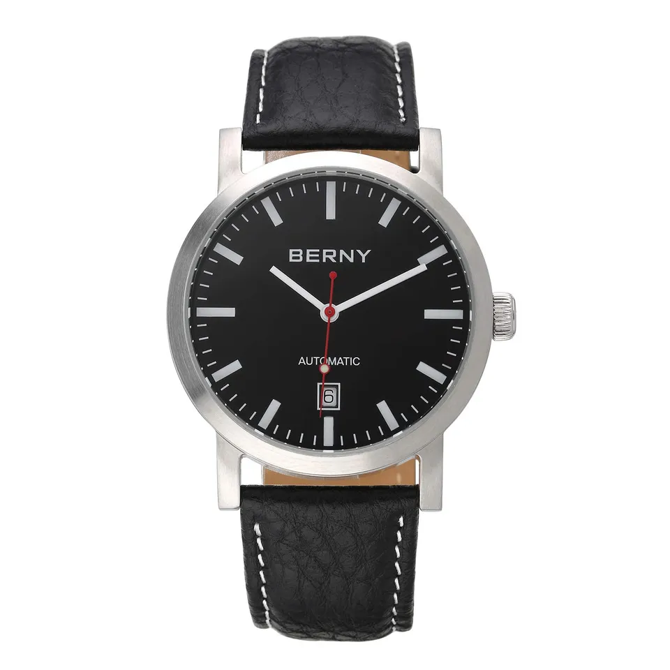 Berny ST1612 Orologio Uomo Nero Automatico