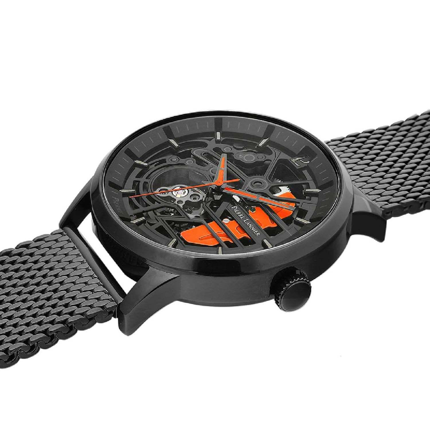 Pierre Lannier Paddock Orologio Automatico Nero 43 mm Scheletrato