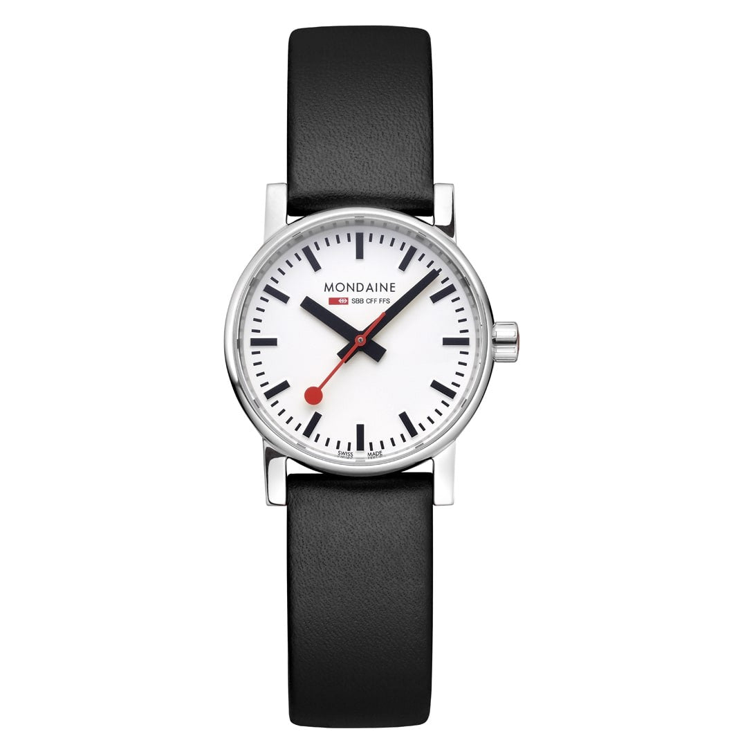 Mondaine evo2 Orologio Nero 30 mm Quarzo