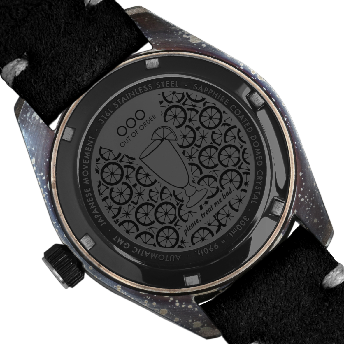 Out Of Order Shaker Sex On The Beach Automatic GMT orologio rosso 40 mm