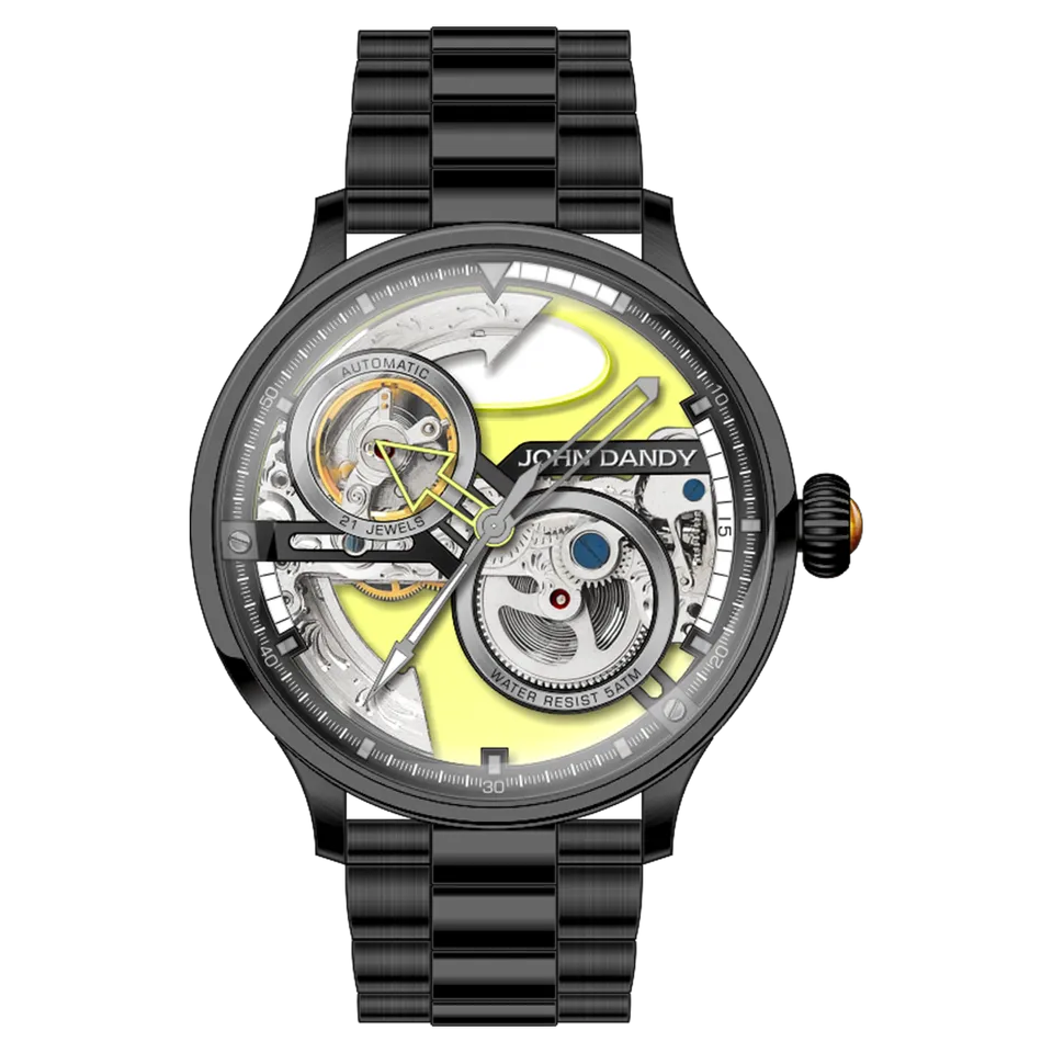 John Dandy Huck JD3970M orologio nero