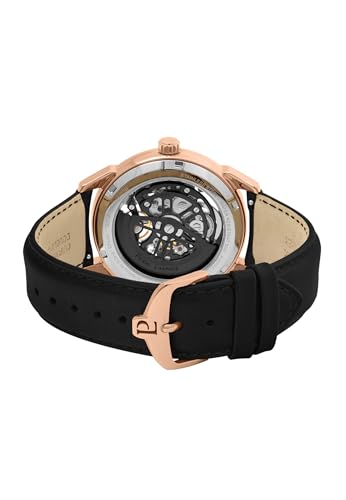 Pierre Lannier Monarck Automatic orologio 43 mm pelle acciaio