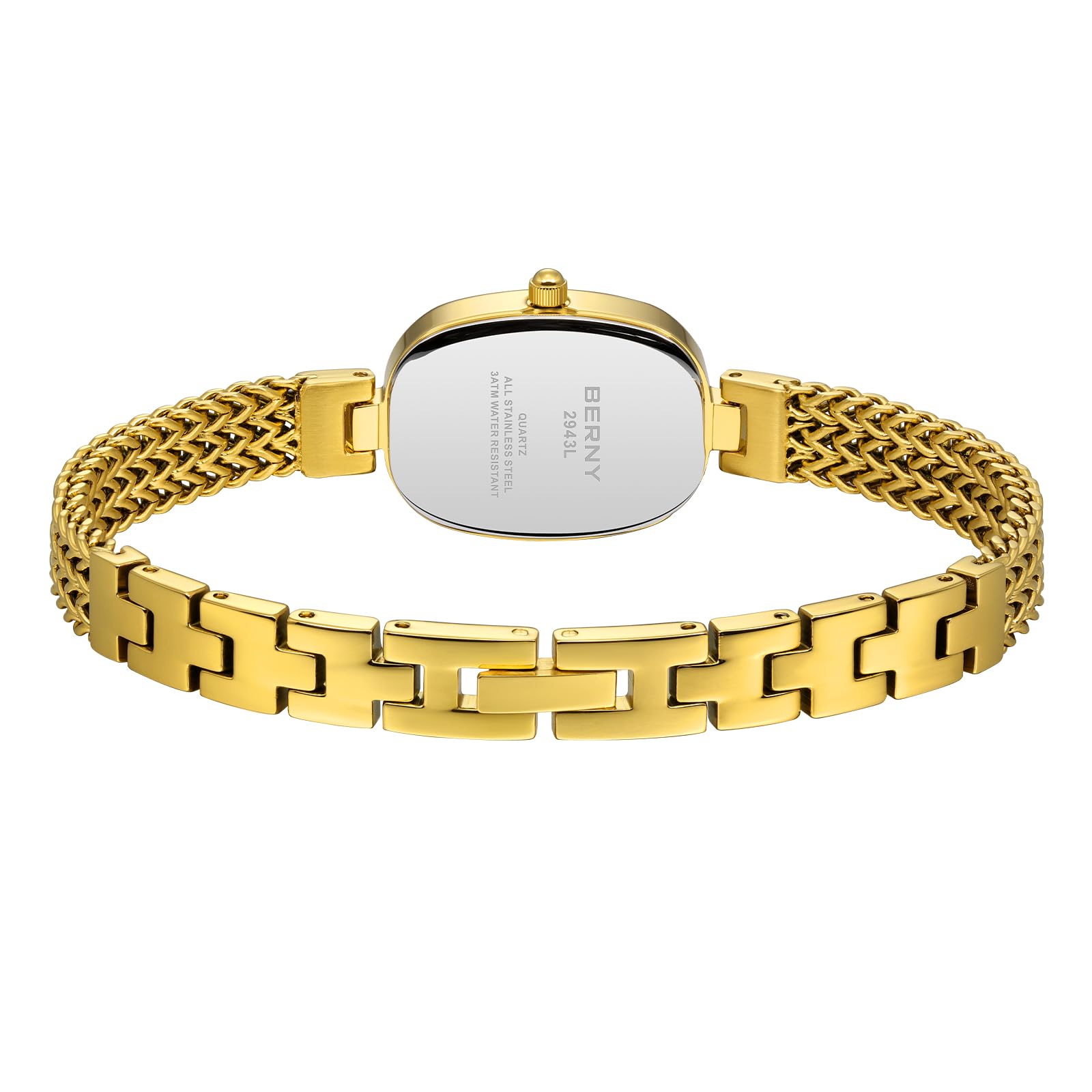 Berny Gold orologio quarzo donna rosso ovale