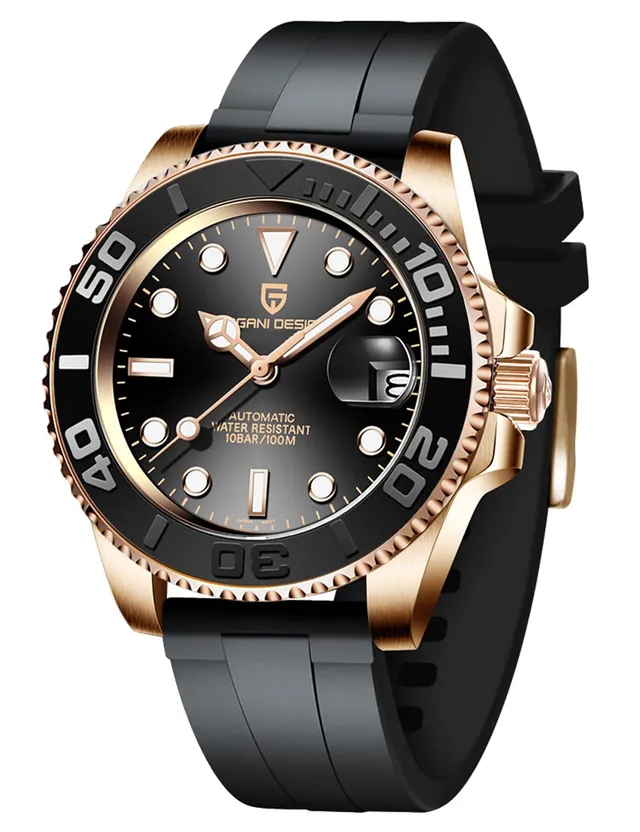 Suzaku Automatico Orologio Uomo Acciaio Zaffiro 100 m