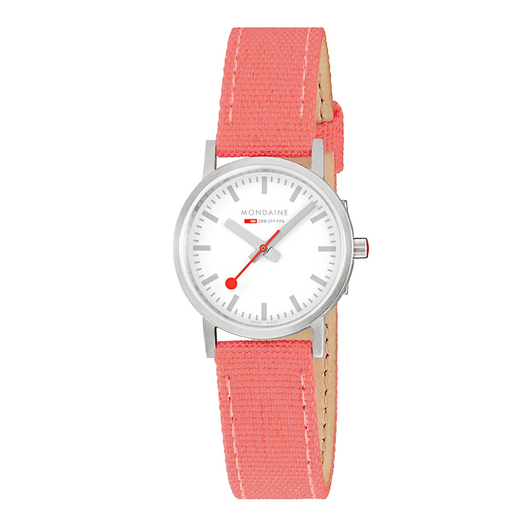 Mondaine Classic Corallo orologio 30mm quarzo