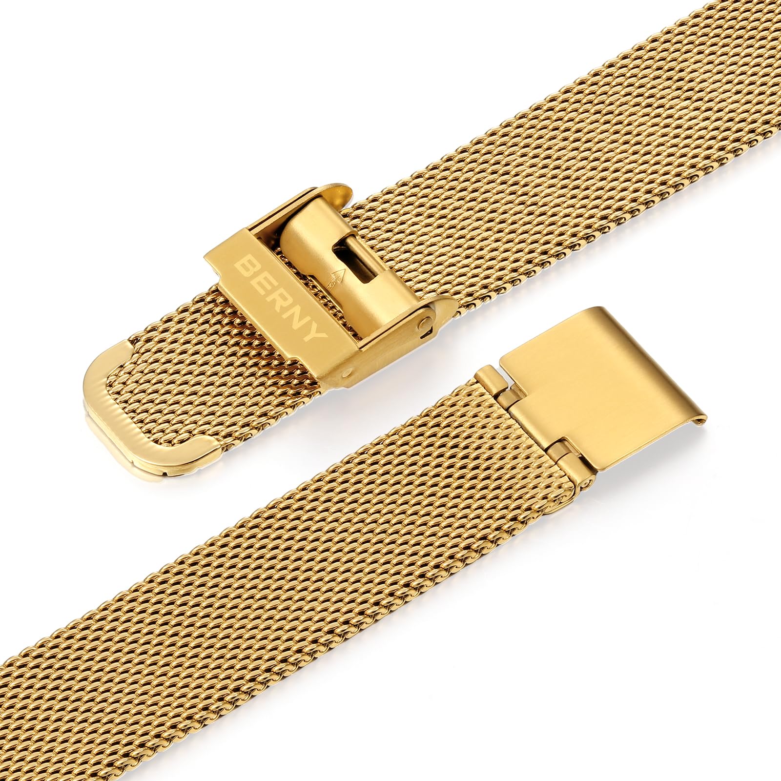 Berny Orologio Unisex Oro Quadrante Bianco Quarzo