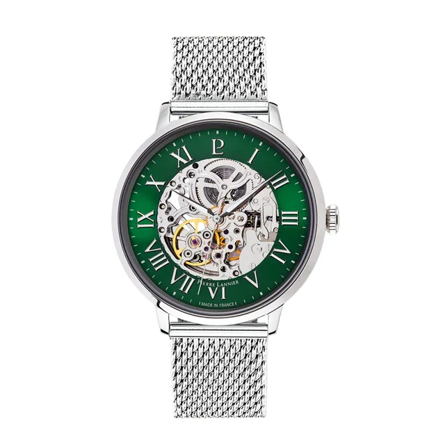 Pierre Lannier Automatic orologio automatico 42 mm acciaio 5 ATM