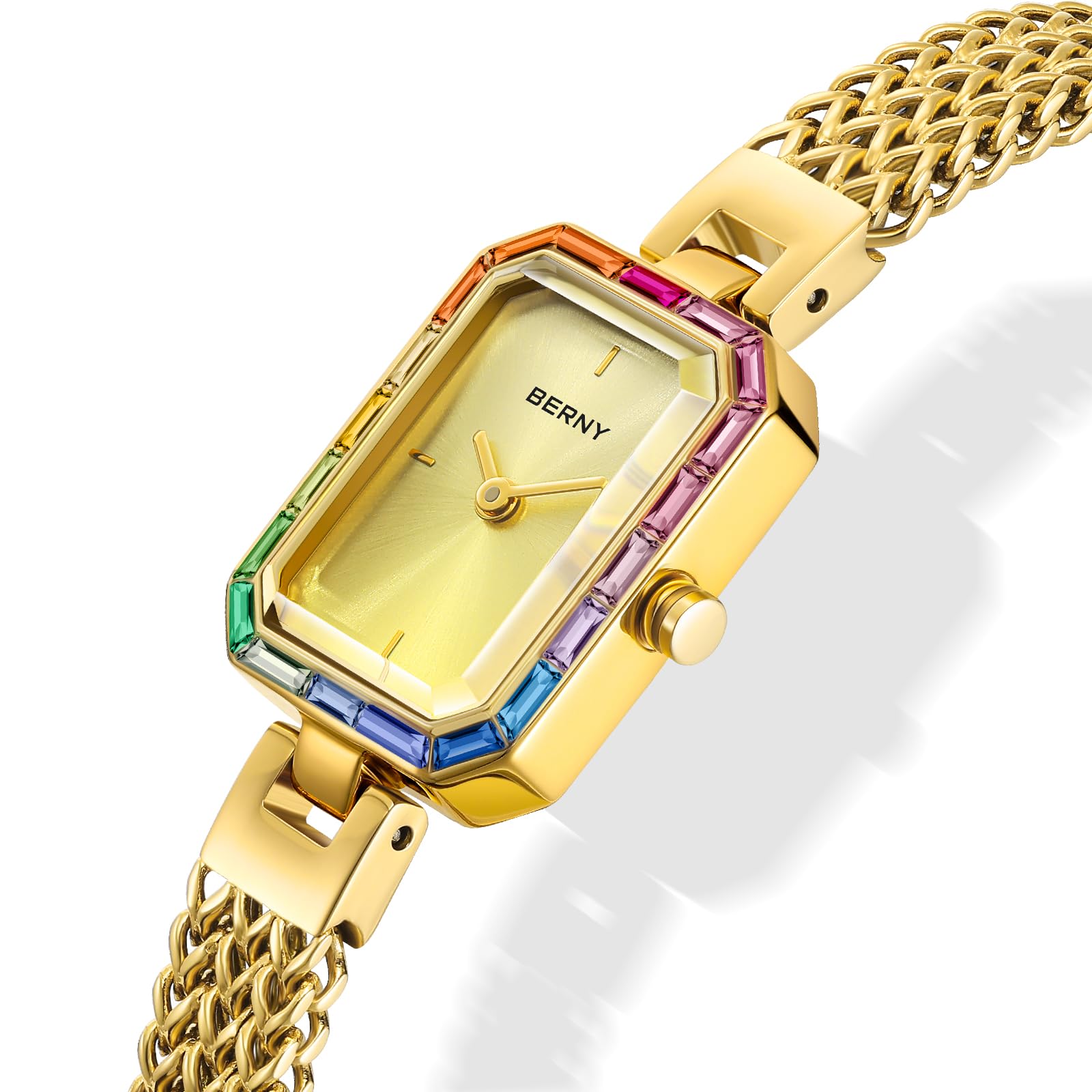 Berny Petite Orologio Donna Oro Pietre Colorate