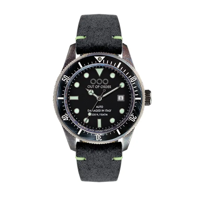 Out Of Order Auto orologio automatico 44mm nero